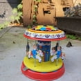 thumbnail image 6 of Jiibva Vintage Wind-Up Tin Robot - Mechanical Shelf Display Decoration, 6 of 7