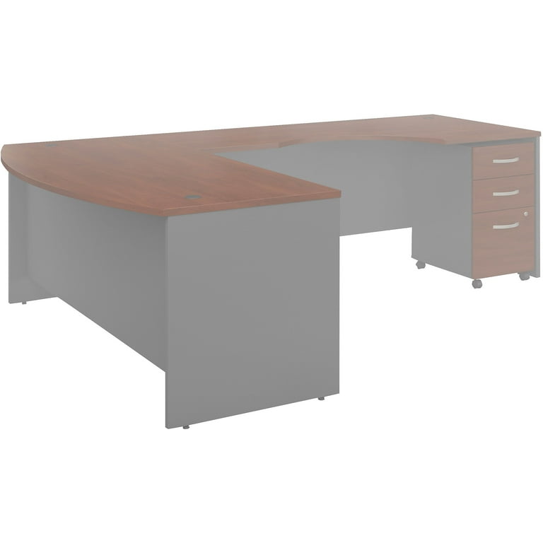 Bow front l shaped desk discount