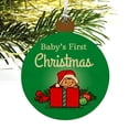 thumbnail image 4 of Baby's First Christmas Wood Christmas Tree Holiday Ornament, 4 of 6