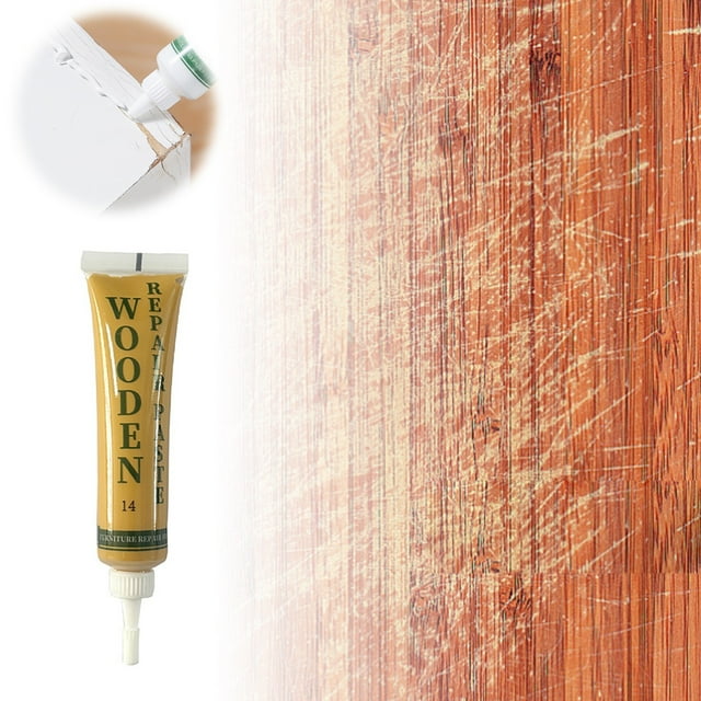 TIELUTT Light Walnut Color Natural Wood Color Grey Color Natural Cherry Color 25g Solid Wood Floor Scratch Self Wall Patch Caulk Nozzle Extender Aluminum Hole Filler Popcorn Ceiling Easy Scrapper