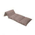 thumbnail image 4 of Flower Floor Pillow Lounger Cover, Floral Pattern with Roses Twig Warm Colors Flower Arrangement Bouquets, Nap Mat Printed Fabric Case for 5 Pillows, 88" x 27", Tan Pink Dark Green, by Ambesonne, 4 of 5