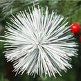 thumbnail image 6 of ENYOPRO Green Flocked Full Artificial Christmas Tree, with 1100 Fake Snow Dusted Tips 7', 6 of 9