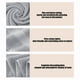 thumbnail image 4 of Juego de Toallas Suaves de Color Gris, Toalla Facial de Algodón Puro, Juego de Toallas de Algodón Completo Suave y Amigable, 4 of 6