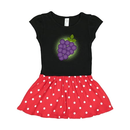 

Inktastic Grapes Vineyard Fruit Grape Grower Gift Toddler Girl Dress