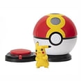 thumbnail image 1 of Batalla de pokebolas con figuras de acción de Pokémon Pikachu, modelos de juguetes, 1 of 5
