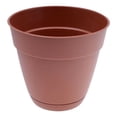 thumbnail image 2 of maceta plástica con plato 20.2cm terracota, 2 of 4