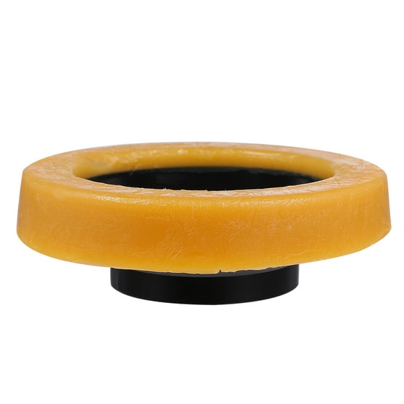 1 Pc Leak-proof Toilet Flange Ring Odor-proof Stink-pot Wax Ring (Khaki)