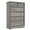 Gray, variant on Modern 6 Drawer Dresser, Tall Wood Chest of Drawers Dressers for Bedroom, Living Room, Gray