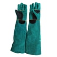 thumbnail image 1 of Guantes de protección animal Cuero reforzado contra mordeduras para entrenamiento de mascotas, rasguño de gato, limpiar paño húmedo Guante Sunnimix Guantes protectores, 1 of 8