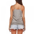 thumbnail image 4 of Women's Basic Solid Camisole, Adjustable Spaghetti Strap Tank Top, 4 of 6
