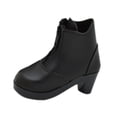 thumbnail image 2 of Botas de muñeca de 24 pulgadas, accesorios de moda para muñecas, zapatos para muñecas mini para uso diario. negro, 2 of 9