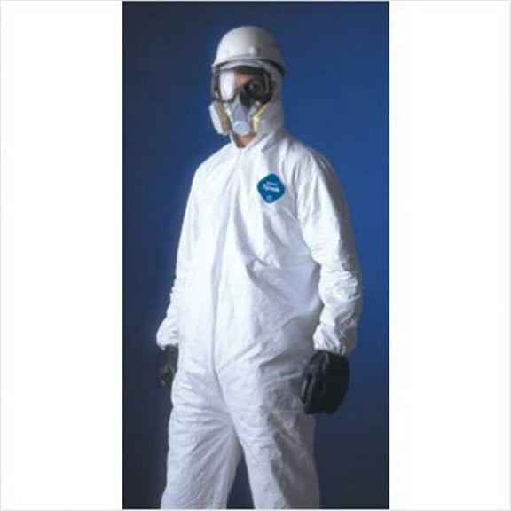 DuPont Tyvek 400 TY122S Disposable Protective Coverall Hood, Boots, XL 25PACK