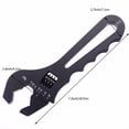 thumbnail image 2 of AN3-AN16 Tubing Wrench Hose Wrench V-Type Adjustable Wrench Hose Fitting Wrench Black, 2 of 5