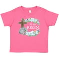 thumbnail image 3 of Inktastic Easter He Has Risen with Cross and Flowers Boys or Girls Baby T-Shirt, 3 of 5