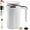 White, variant on Electric Coffee Mug with a Built-in LCD Thermometer, Perfect for Brewing Coffee, Milk, Cocoa, Etc, 380ML/13OZ Rechargeable Self Mixing 304 Stainless Mug with Lid and Temp Display (Black)