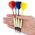thumbnail image 6 of 12pcs Darts Plastic Tip, EEEkit Soft Tip Darts, 18 Gram with 100 Extra Black 2BA Replacement Tips, Aluminum Shafts, Safe Flights for Electronic or Plastic Dartboard, 4 Color, 6 of 9