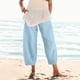 thumbnail image 1 of WILLBEST Pantalones Casuales para Mujer, Cintura Elástica, Corte Holgado y Bolsillos para Mayor Comodidad y Estilo Diario. Chica, 1 of 5