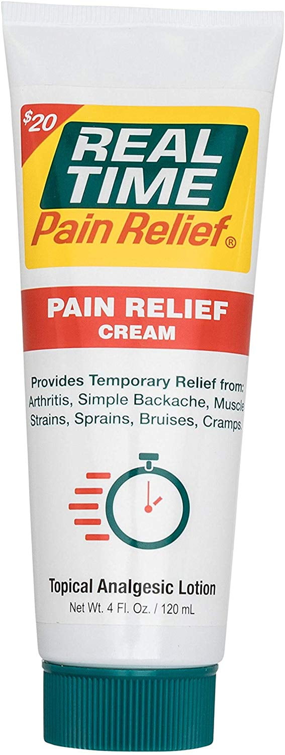 Real Time Pain Relief Pain Cream 4oz Tube - Walmart.com - Walmart.com