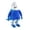 Blue-190627VV, variant on The Year Without Santa Claus Snow Miser Plush, 9.84 Inch Classic Ice Spirit Character Plush Toy, Christmas in July Celebration , Soft Collectible Figurine for Gifting
