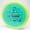159g Teal w/ Luster Yellow Halo, variant on Innova Halo Star Fox Disc Golf Midrange Disc, May Vary From Image