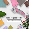 thumbnail image 3 of Wild Edge Cordless Electric Scissors, 4V 2.5 Ah High-Capacity Rechargeable Cardboard Cutter with Rapid Charger and Hard Carrying Case for Cutting Fabric, Carpet, Leather, Felt, Cardboard, Plastic, 3 of 8