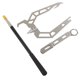 thumbnail image 1 of Boat Hook Threader, U Type Metal Safe Retractable Boat Hook Threader Professional 360 Degree Rotation For Docking ANGGREK Otros, 1 of 8