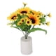 thumbnail image 5 of Lámpara nocturna LED de girasol recargable, decoración de cabecera de dormitorio, 5 of 6