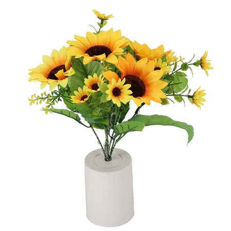 

WEMDBD Rechargeable Sunflower LED Simulation Night Light Room Bedroom Bedside Decoration Light