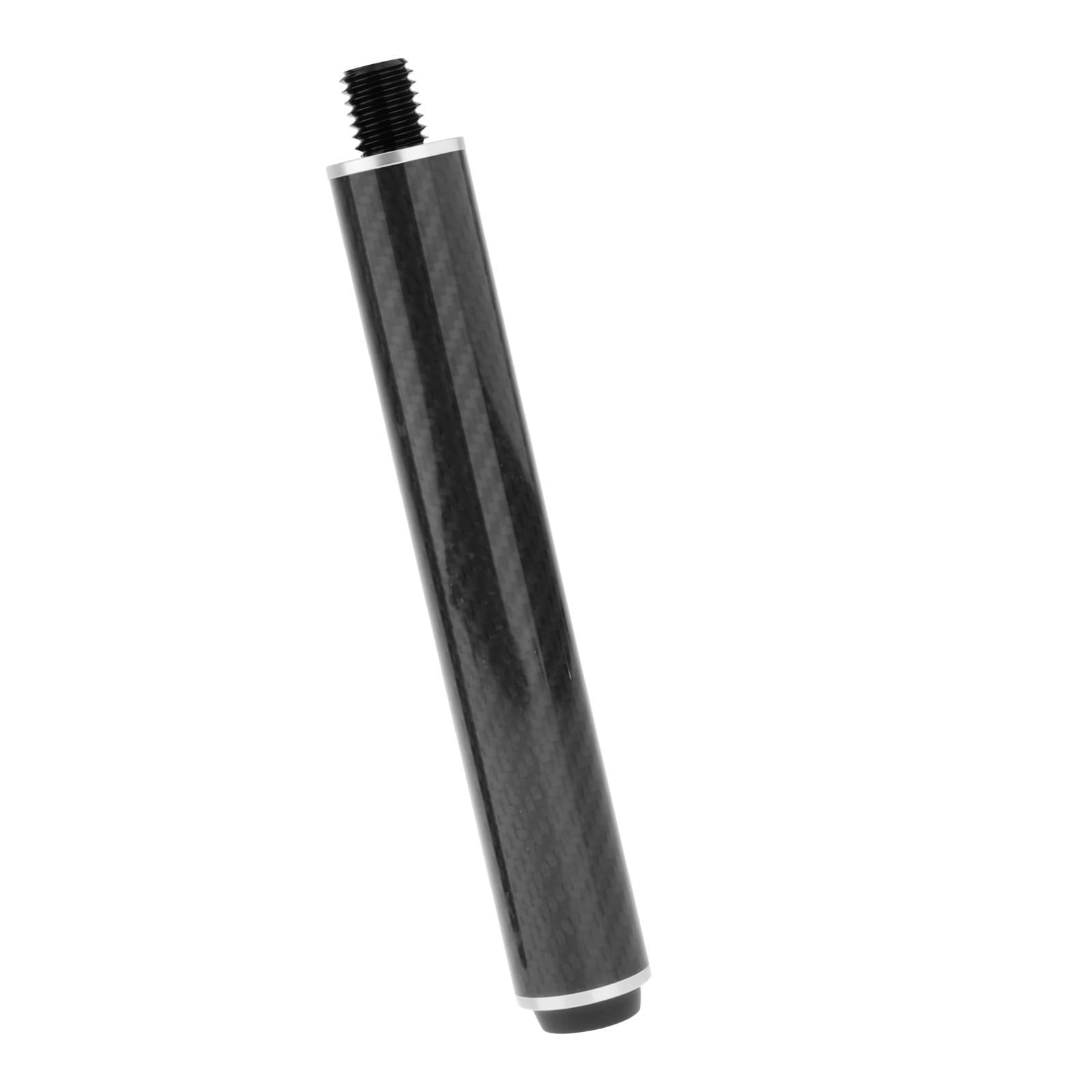 Billiards Pool Cue Extension Carbon Fiber Athlete Snooker Cue Stick Extender Length 20cm
