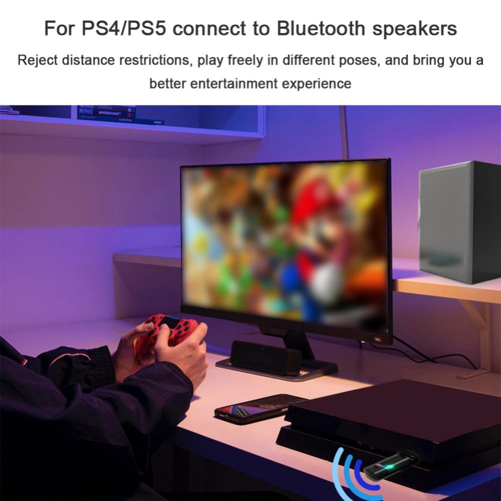Adaptador Bluetooth para PS4/PS5/Switch Pro Controller PS4 Adaptador de  controlador para PC/Android TV Box/Tesla/Steam, compatible con  PS4/PS5/Switch