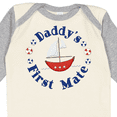 thumbnail image 4 of Inktastic Daddy's First Mate Boys or Girls Long Sleeve Baby Bodysuit, 4 of 5