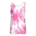 thumbnail image 5 of Womens Tank Tops Summer Dressy Floral Print Sleeveless Loose Round Neck Fashion Tunic Tops, 5 of 5