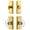 Lifetime Brass, variant on Grandeur 827066 Carre Solid Brass Single Cylinder Keyed Entry Knobset And Deadbolt Combo