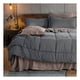 thumbnail image 1 of Set Edredón King Size + Funda De Almohada + Sábanas 7 Pzas Real Textil Gris - Tabaco, 1 of 8