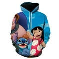 thumbnail image 1 of Stich Hoodies Jackets 3D Printed Anime Pullover Hoodie Sweatshirt, 1 of 2