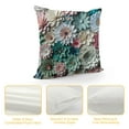 thumbnail image 4 of Creowell Green Colorful Succulent Print Throw Pillow Covers Decorative Throw Pillows for Couch Sofa Bed Throw Pillow Cover Cushion Covers Pillowcases for Holiday Decorative, 4 of 5