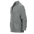thumbnail image 4 of Gioberti Mens 100% Cotton Milano Knit Full-Zip Sweater, 4 of 5