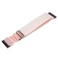 thumbnail image 2 of Accesorio de repuesto de correa de reloj inteligente de nailon tejido elástico apto para Fitbit Versa 4 3 Sense 2 blanco y rosa, 2 of 12