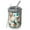 Pioneer Flower Floral-1, variant on 12oz Coffee Tumblers Pioneer Flower Floral Print Pattern Stainless Steel Vacuum Insulated Travel Tumbler Coffee Cups Mug with Lid and Straw with Cleaning Brush for Cold & Hot Drinks