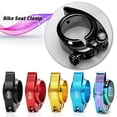 thumbnail image 3 of Kripyery Bike Seat Clamp High Strength Universal Installation Lightweight Design Strong And Sturdy Convenient Anti-rust Aluminum Alloy 40mm/41mm Brushed Polished Seatpost Base Clip for Bicycle, 3 of 8
