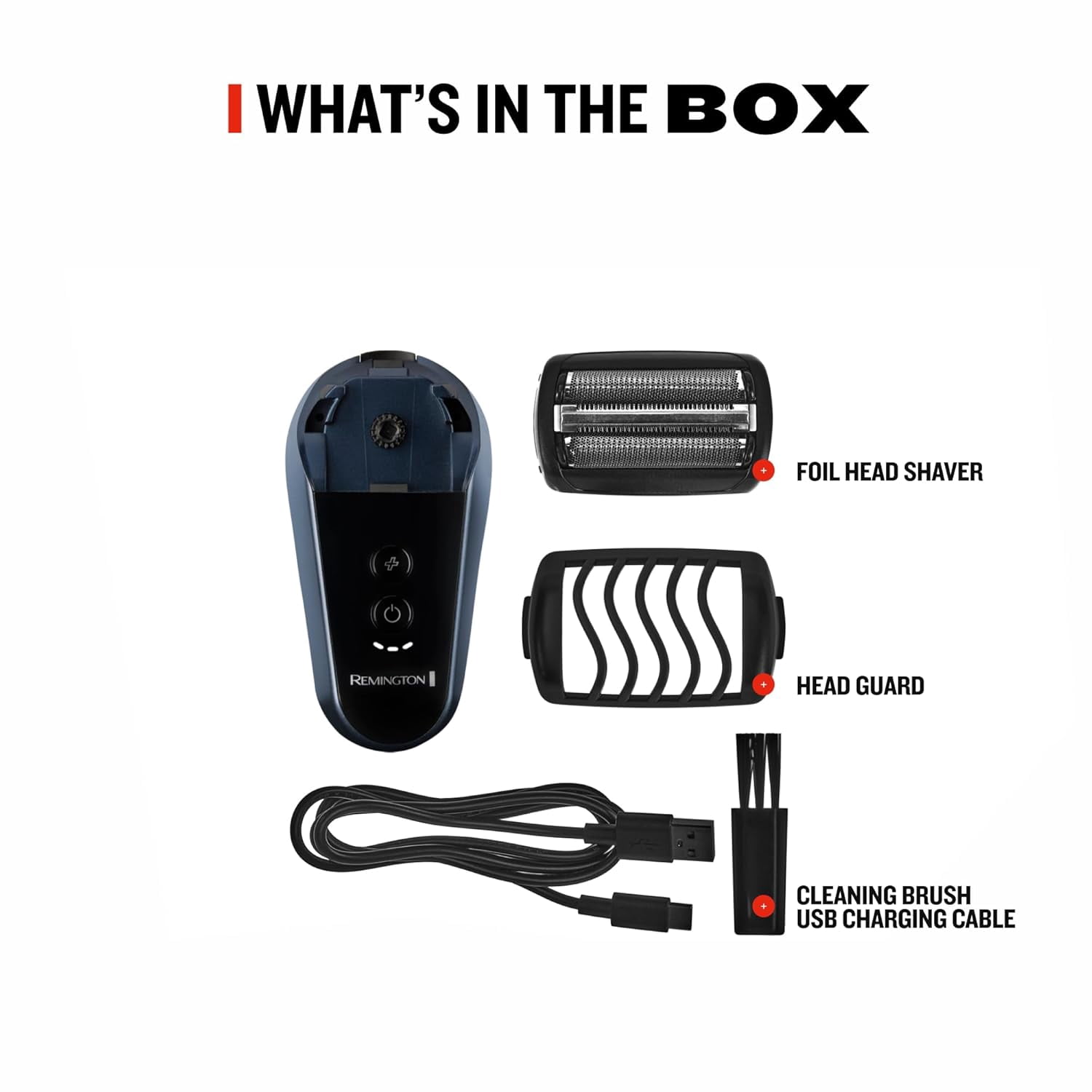 Remington Balder Head & Face Shaver with Microscreen Thin Foils, Cordless Wet/Dry Electric Razor, XF8000US