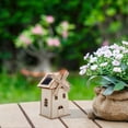 thumbnail image 4 of Miangastore Wooden Windmill House Model for Decoration DIY Unfinished Multi Color Solar Toy Kit 4.7 Inches, 4 of 9