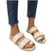 thumbnail image 4 of Amzcrzy Zapatos de mujer,Zapatos de mujer,Zapatillas de mujer, Pantuflas bajas con tacón plano y parte trasera hueca de color liso con costuras de coche para mujer Sandalias Mujer Zapatillas De Casa, 4 of 4