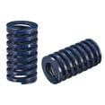thumbnail image 1 of Unique Bargains Meurent Ressort, 2 Pack 40mm OD 75mm Long Spirale d'Estampage Léger Charge Meurent Ressorts, Bleu, 1 of 5