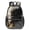Black and Gold, variant on Grey and Gold Marble Pattern 17" School Backpacks for Teens,Waterproof Oxford Fabric,S-Shape Padded Straps for School,Travel,Hiking,Camping