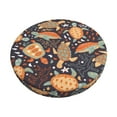 thumbnail image 1 of Disketp Turtles and Sea Plants Funda Redonda para Taburete, Funda de Cojín para Silla de Bar Suave y Elástica-14 inch, 1 of 7