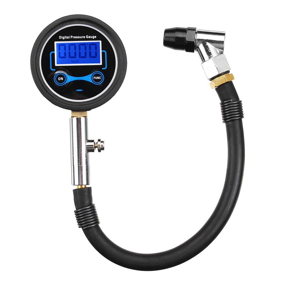 Electric Digital LCD Tire Air Pump Tyre Inflator Pressure Gauge Car Auto Tools 