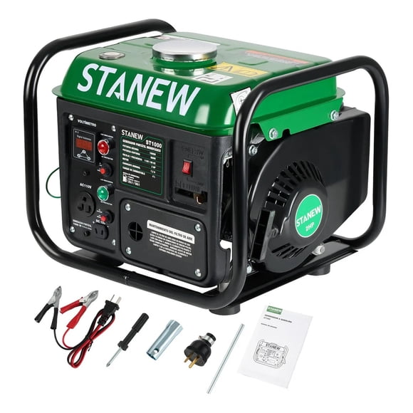 Generador Portátil Stanew 1000w Monofásico 110v A Gasolina