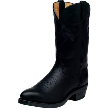 durango oiled black leather western boot