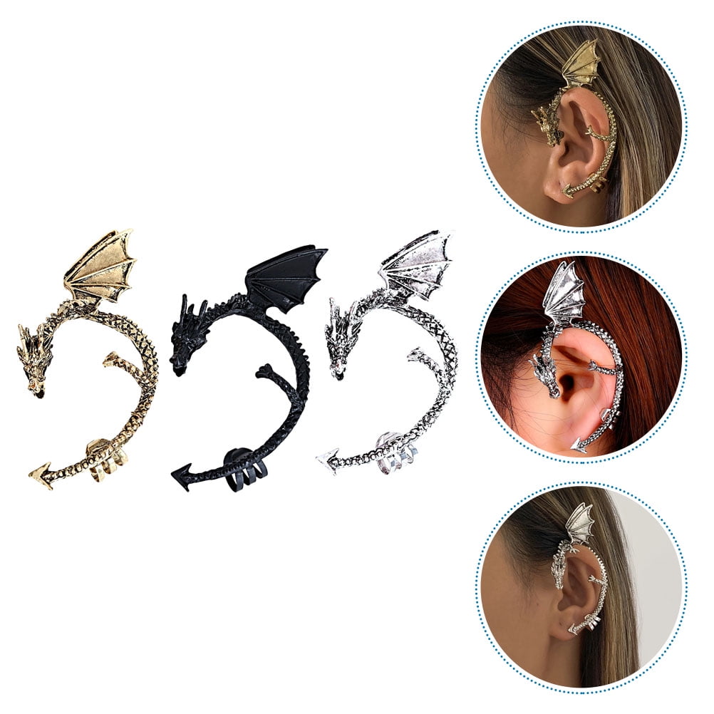 The Dragon's Lure Ear Wrap Earring by Alchemy Gothic